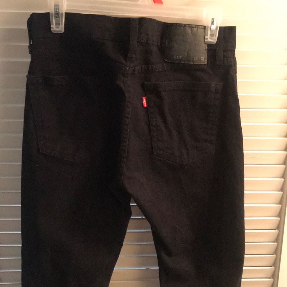 Levi’s 510 Black Skinny Jeans 29/32